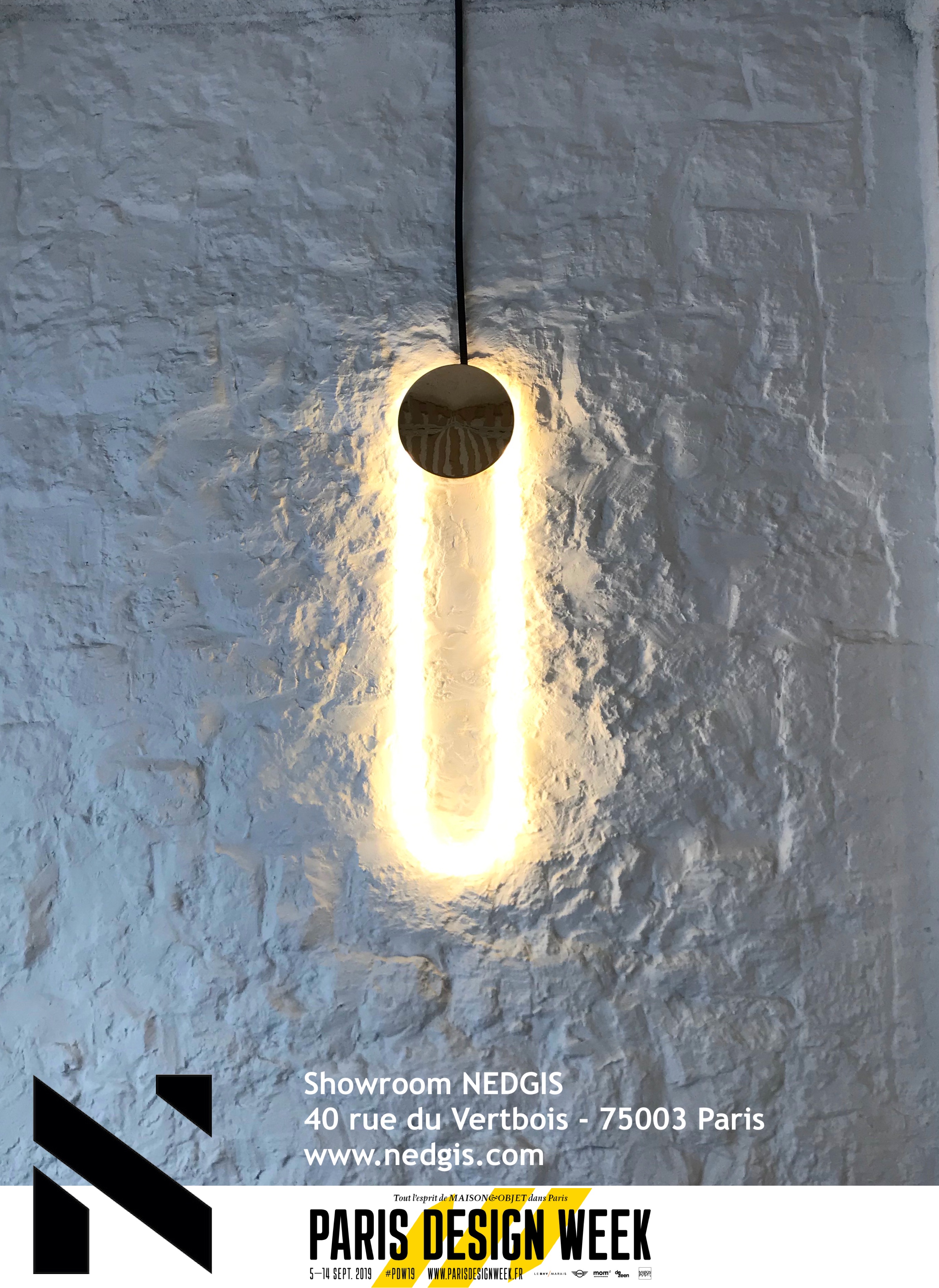 Nedgis à la Paris Design Week 2019 : Lancement de la marque D’Armes en France, Présentation de la lampe « Miroir » de Lumneo & des nouveautés produits Louis Poulsen