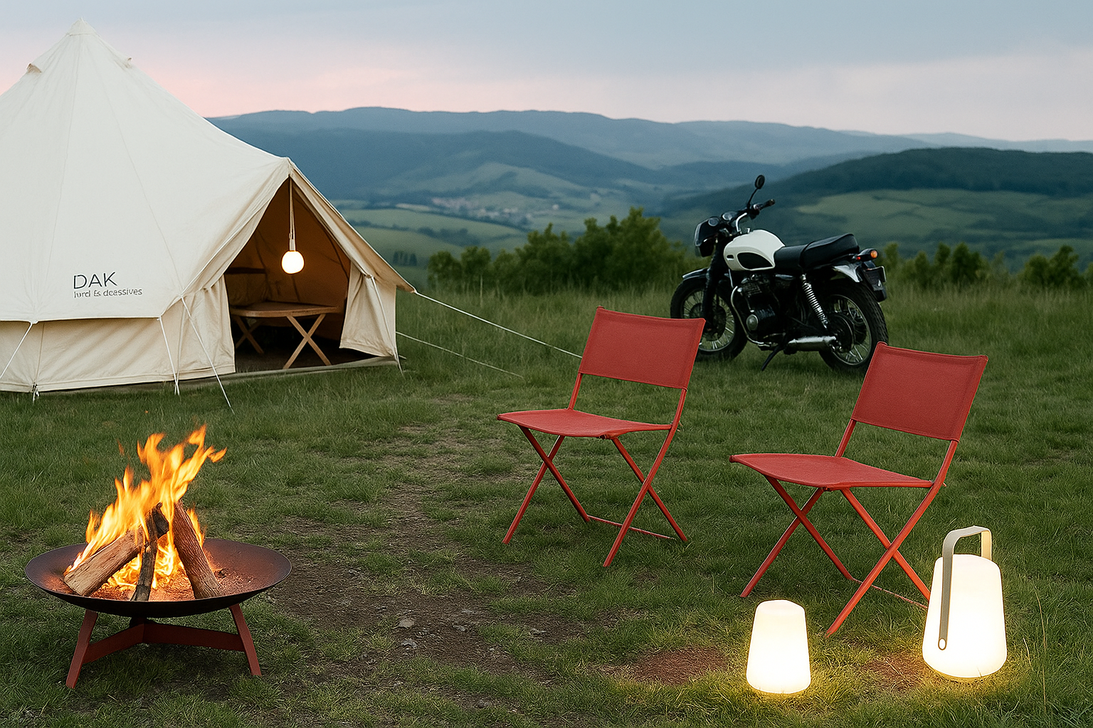 Luminaires pour les vacances en plein air : style, praticité et autonomie