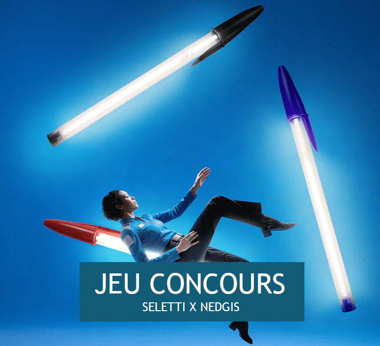 Jeu concours Nedgis x Seletti : remportez l’étonnante lampe BIC !